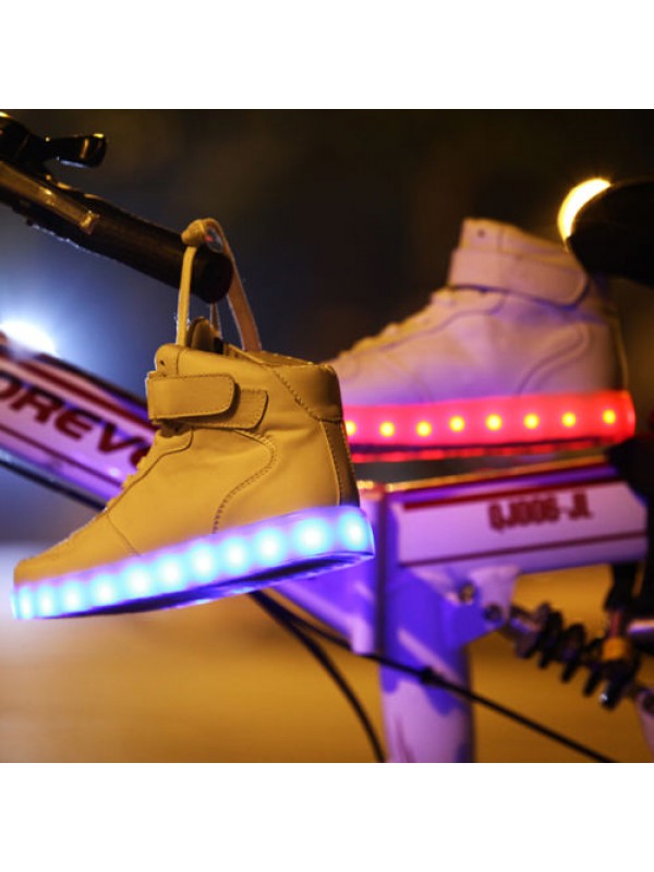 LED Light Multi Color Unisex usb charging lighting shoes